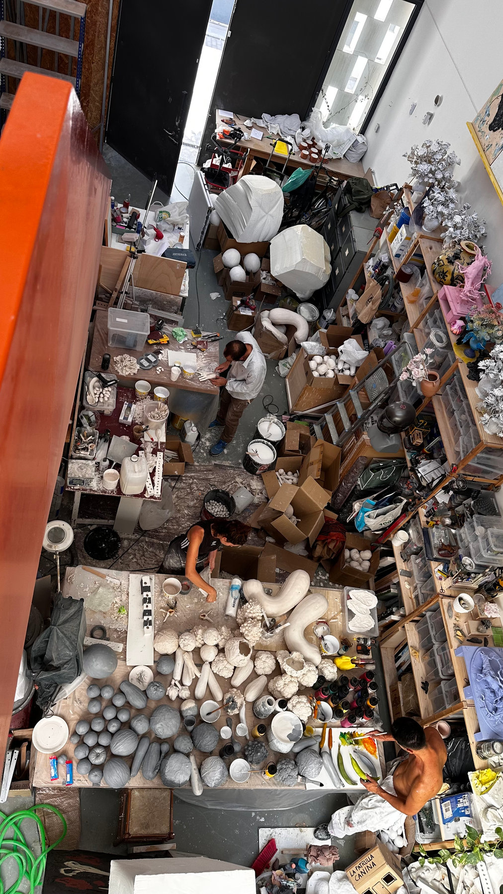 Vista de zona de trabajo